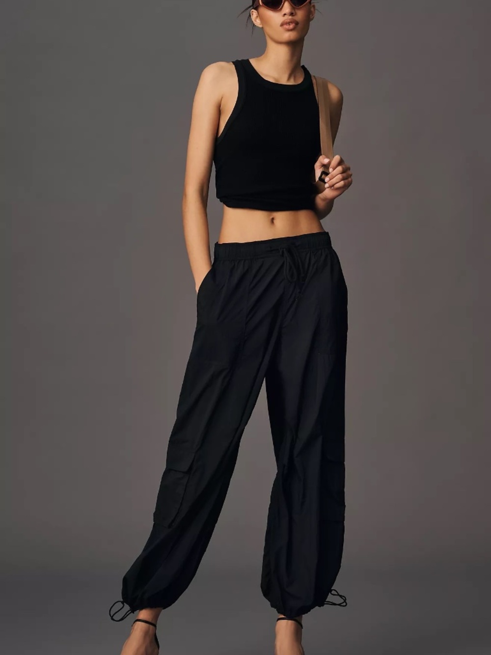 Anthropologie Daily Practice Base Jump Parachute Pants XS NWT